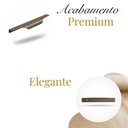 Ver imagem 2 de Kit 30 Puxador Wave Cava para Porta Gaveta de Alumínio 200mm - Ouro Envelhecido