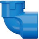 Ver imagem 2 de Joelho De 90° Graus Soldável PVC Azul Para Canos Tubos De Água Fria De 1/2” Polegadas 25mm