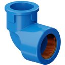 Ver imagem 1 de Joelho De 90° Graus Soldável PVC Azul Para Canos Tubos De Água Fria De 1/2” Polegadas 25mm