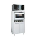 Ver imagem 1 de Balcão de Cozinha para Forno e Microondas - Branco
