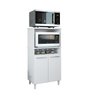 Balcão de Cozinha para Forno e Microondas - Branco - 1