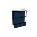 Ver imagem 1 de Balcão de Cozinha C/ Tampo Évora Ph 3070 C/ 2 Prateleiras 78,5cm Azul/cinza Argila - Herval