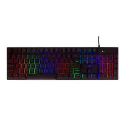 Teclado Gamer Dazz Gte1000 - Abnt2 - Iluminação Rainbow - Full Size - Preto - 62000177 - 1 Teclado Gamer Dazz Gte1000 - Abnt2 - Iluminação Rainbow - Full Size - Preto - 62000177 - 1