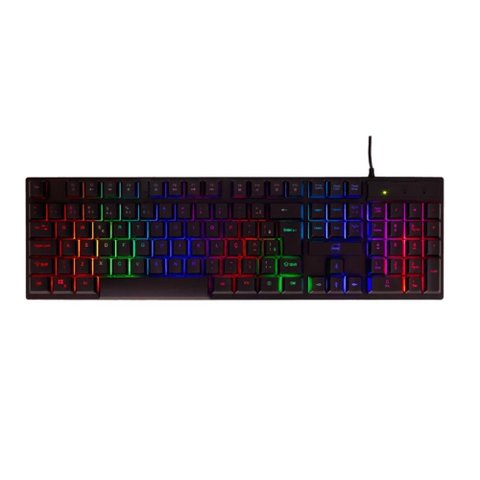 Teclado Gamer Dazz Gte1000 - Abnt2 - Iluminação Rainbow - Full Size - Preto - 62000177