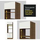 Ver mais imagens de Torre Quente Madesa Stella 70 cm 3 Portas Rustic/Branco