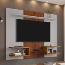 Ver imagem 6 de Painel Suspenso Tv 55 Pol 163 Cm Atlas Off White Naturalle Bechara