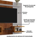 Ver imagem 5 de Painel Suspenso Tv 55 Pol 163 Cm Atlas Off White Naturalle Bechara