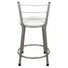 Banqueta Baixa para Cozinha Epoxi Cinza:branco - 4