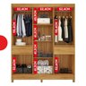 Guarda-roupa Casal 6 Portas 159,6cm X 201cm Mauá - 10