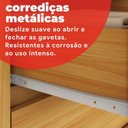 Ver mais imagens de Guarda-Roupa Casal 6 Portas 159,6cm x 201cm Mauá Marrom/Cinamon/Off-White