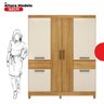 Guarda-roupa Casal 6 Portas 159,6cm X 201cm Mauá - 12