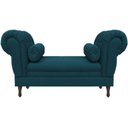 Ver imagem 2 de Recamier Grécia 160x50 Suede Azul Royal - Dominic Decor Grecia