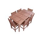 Ver imagem 6 de Conjunto em Madeira Maciça Mesa Retangular e 6 Cadeiras Western