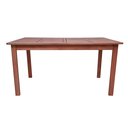 Ver mais imagens de Conjunto em Madeira Maciça Mesa Retangular e 6 Cadeiras Western