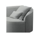 Ver imagem 5 de Divã Recamier Curvo Sala de Estar Inglaterra Lado Esquerdo 180cm Bouclé Cinza - Incasa Decor