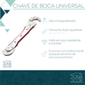 Chave Boca Mestre Universal Ajustável 9 A 45mm Rosca - 6
