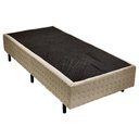 Ver imagem 1 de Cama Box Solteiro Americano Horse Bouclé Bege 96x203