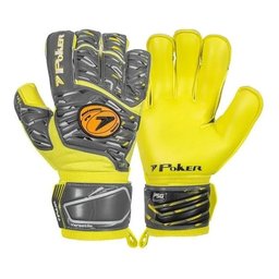 Luva Goleiro Poker Versatile Profissional - Amarelo - 11 - 2