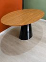 Ver imagem 4 de Mesa de Jantar Freijó 160x90cm - Base Cone Oval Preto