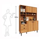 Ver imagem 5 de Armário de Cozinha Completa 4 Portas 2 Gavetas Veneza Movelove