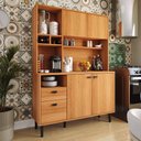 Ver imagem 2 de Armário de Cozinha Completa 4 Portas 2 Gavetas Veneza Movelove