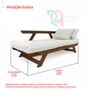 Ver imagem 6 de Sofá Japão Futon Caramelo em Madeira Maciça Imbuia