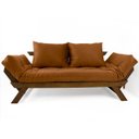 Ver imagem 1 de Sofá Japão Futon Caramelo em Madeira Maciça Imbuia