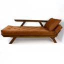 Ver imagem 2 de Sofá Japão Futon Caramelo em Madeira Maciça Imbuia