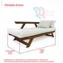 Ver imagem 6 de Sofá Japão Futon Caramelo em Madeira Maciça Imbuia