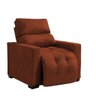 Poltrona Cadeira do Papai e Mamãe Reclinável Retrátil para Sala de Descanso Madri Terracota - 1