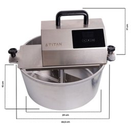 Panela Misturadora Profissional de Doces Zurique Titan Bivolt 22 Litros - 5