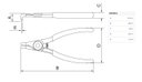 Ver imagem 3 de Alicate para Anéis Externo Curvo 12'' Tramontina Pro 44011/112