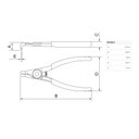 Ver imagem 3 de Alicate para Anéis Externo Curvo 12'' Tramontina Pro 44011/112