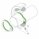 Ver imagem 2 de Alicate para Anéis Externo Curvo 12'' Tramontina Pro 44011/112
