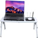 Ver imagem 2 de Mesa Notebook com 2 Coolers Usb Dobrável Cama Sofa E-table