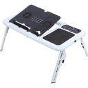 Ver imagem 1 de Mesa Notebook com 2 Coolers Usb Dobrável Cama Sofa E-table