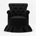Ver imagem 3 de Poltrona Amamentação Quarto Bebê Confortável Descanso Sala Leitura Suede:suede Preto