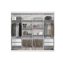 Ver mais imagens de Guarda Roupa 2 Peças 1 Guarda Roupa + 1 Cômoda Qc145 Branco Santos Andirá