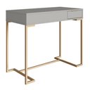 Ver imagem 1 de Penteadeira com Espelho Basculante 1 Gv P1040 Champagne Arenas Pp Milani Store