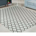 Ver imagem 1 de Tapete Sala 2.50m x 2.00m Jacquard Tecido Antiderrapante:Copas Bege