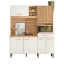 Ver imagem 4 de Cozinha Compacta Yara 160 Freijo Off White Nicioli