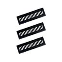 Ver imagem 1 de Kit 3 Ralo Grelha com Caixilho Aço Galvanizado Preto 15x50cm