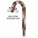 Ver imagem 3 de Torneira Laguna Rose Escovado Alta Aço Inox 304 Luxo Goldenx
