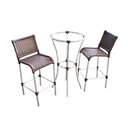 Ver imagem 1 de Conjunto Mesa Bistrô 2 Banquetas Marrom