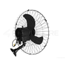 Ventilador de Parede 60cm Oscilante - Preto - Bivolt - 2