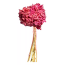 Buquê Hortênsia Rosa Claro Arranjo Desidratados Seco Rustico - 4