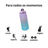 Garrafa de Agua 2 Litros com Frases Motivacionais Degradê - 3