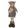 Boneco Natal Menina em Pe C/coracao (bege Marrom) 45cm - 1