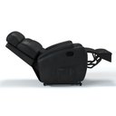 Ver imagem 5 de Poltrona do Papai Reclinável em Corino Importado Cor Preto Reclinação Manual - Modelo Florença