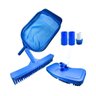 Kit Limpeza para Piscina Aspirador Peneira Escova e Bocais - 1